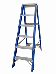 Heavy duty glassfibre builders steps