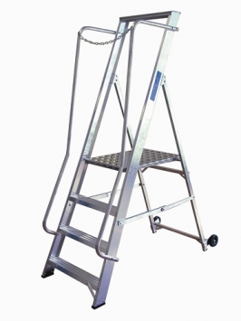 5 TREAD ALUMINIUM WIDE STEP