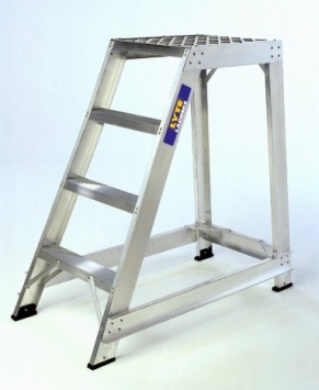 5 Tread Single Sided Library Step
