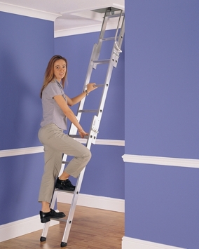 2 Section Aluminium Loft Ladder