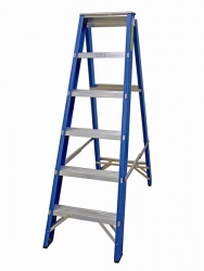 6 Tread Heavy Duty Glassfibre Builders Step