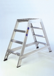 7 Tread Double Sided Library Step