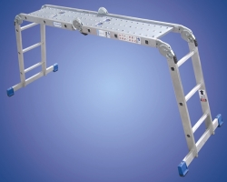 4 x 3 Rung Multi-Purpose Folding Ladder c/w Platform